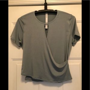 Lululemon wrap front shirt